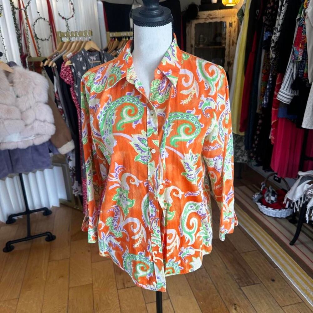 Ralph-lauren Women's Orange Blouse